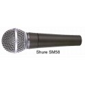 Microfo Shure per voce SM58