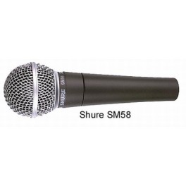 Microfo Shure per voce SM58