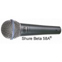 Microfono  Shure BETA 58 A per voce