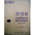 Curci 26 Studi di cambiamenti delle posizioni