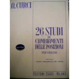 Curci 26 Studi di cambiamenti delle posizioni