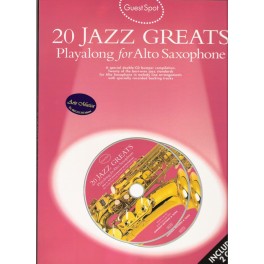 20 Jazz Greats   Playlon for Alto Saxophone